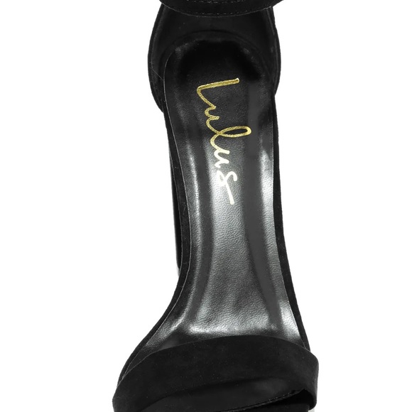 Lulus Suede Heels 4 Inch Block Heel - Picture 4 of 4